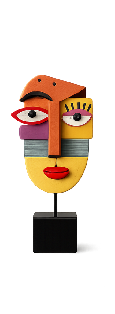 Face Sculptures - Modern Home Decor