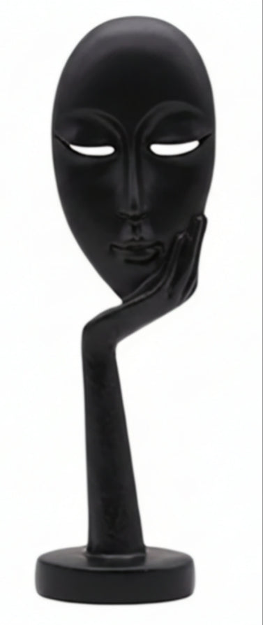 Modern Thinker Face Sculpture - Statue for Home & Office Decor